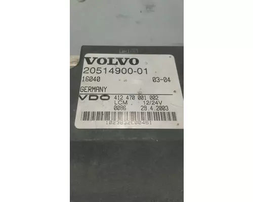 VOLVO VNL CHASSIS CONTROL MODULE (CCM)