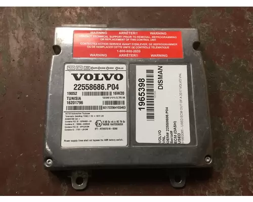 VOLVO VNL DASH CONTROL MODULE