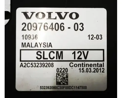 VOLVO VNL DashConsole Switch