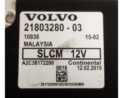 VOLVO VNL DashConsole Switch