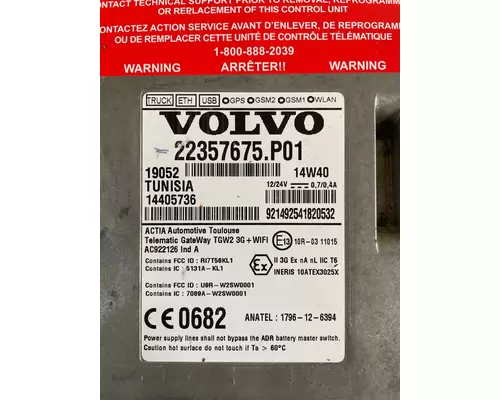 VOLVO VNL Electronic Chassis Control Modules