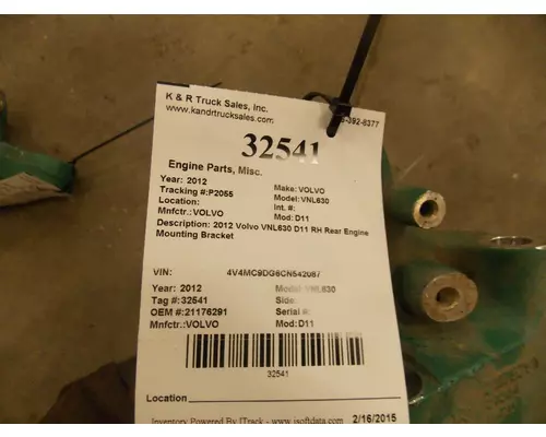 VOLVO VNL Engine Mounts