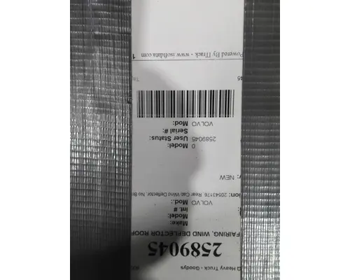 VOLVO VNL FAIRING, WIND DEFLECTOR ROOF