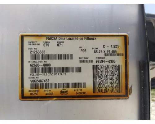 VOLVO VNL FUEL TANK