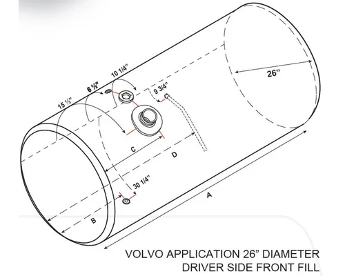 VOLVO VNL FUEL TANK