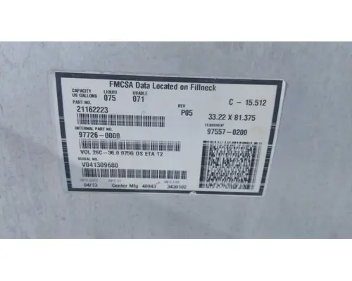 VOLVO VNL FUEL TANK