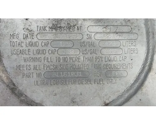 VOLVO VNL FUEL TANK