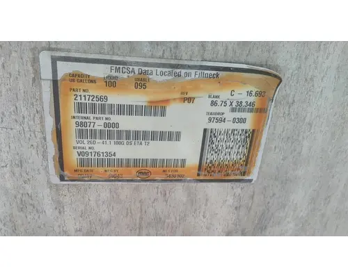 VOLVO VNL FUEL TANK