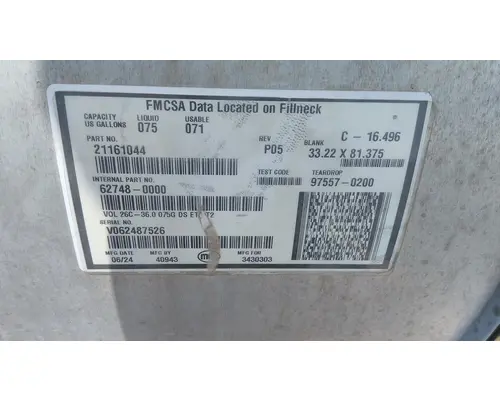 VOLVO VNL FUEL TANK