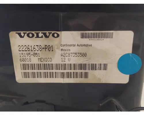 VOLVO VNL GAUGE CLUSTER