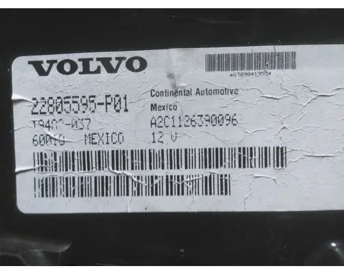 VOLVO VNL GAUGE CLUSTER