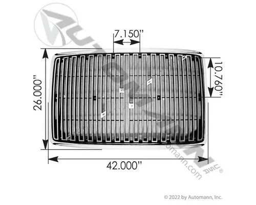 VOLVO VNL GRILLE