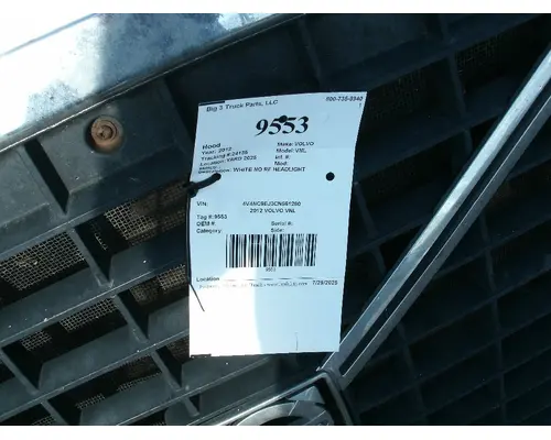VOLVO VNL Hood