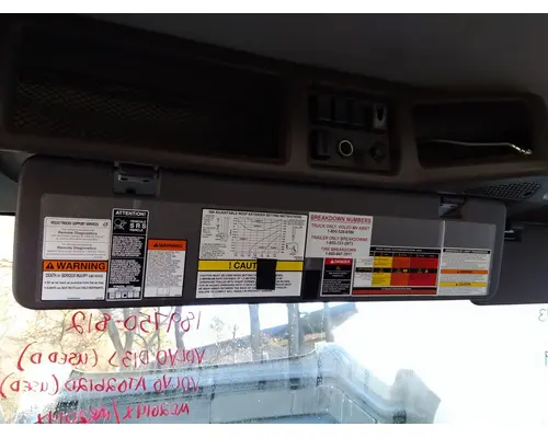 VOLVO VNL INTERIOR SUN VISOR