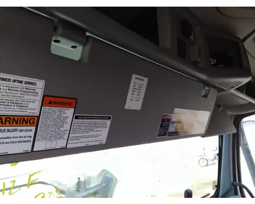 VOLVO VNL INTERIOR SUN VISOR