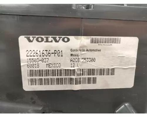 VOLVO VNL Instrument Cluster