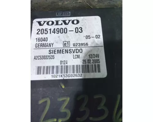 VOLVO VNL LIGHT CONTROL MODULE