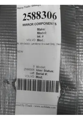 VOLVO VNL MIRROR COMPONENTS