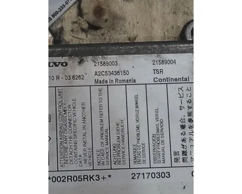 VOLVO VNL SRS MODULE
