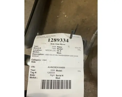 VOLVO VNL Side View Mirror