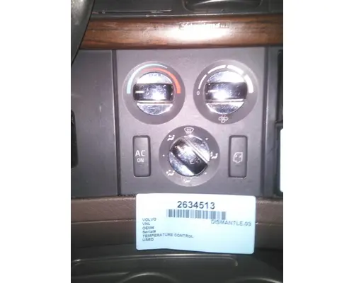 VOLVO VNL TEMPERATURE CONTROL