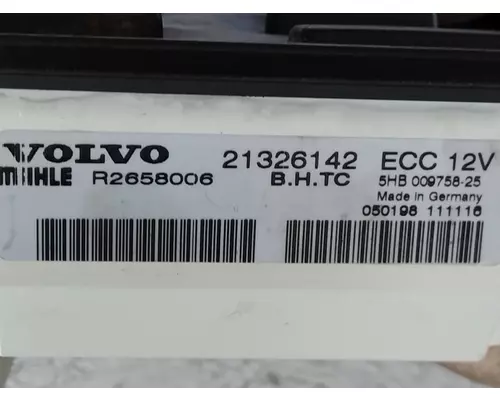 VOLVO VNL TEMPERATURE CONTROL