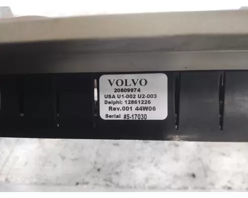 VOLVO VNL TEMPERATURE CONTROL