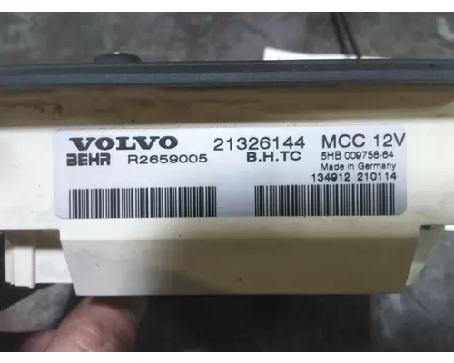 VOLVO VNL TEMPERATURE CONTROL