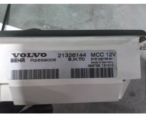 VOLVO VNL TEMPERATURE CONTROL