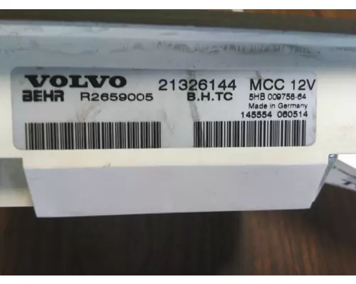 VOLVO VNL TEMPERATURE CONTROL