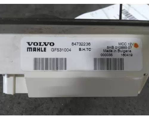 VOLVO VNL TEMPERATURE CONTROL