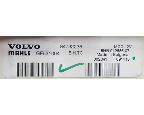 VOLVO VNL Temperature Control