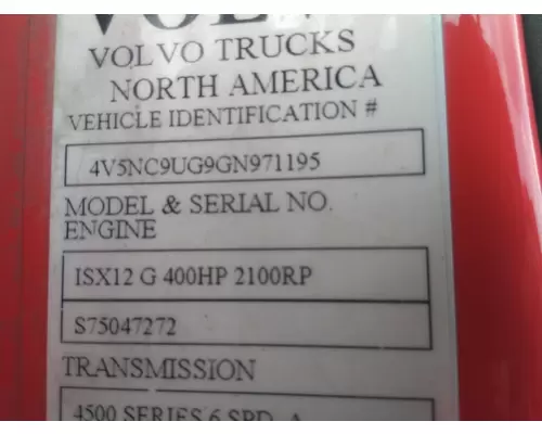 VOLVO VNL WHOLE TRUCK FOR EXPORT