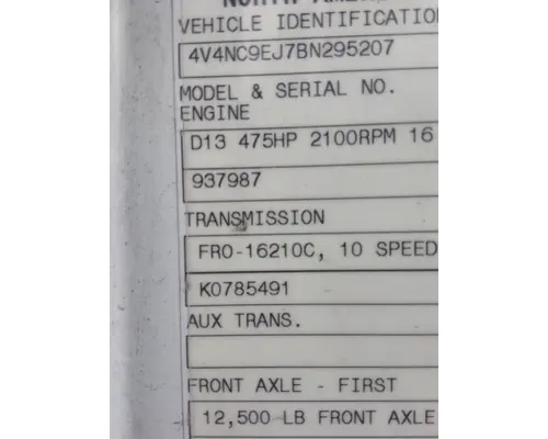 VOLVO VNL WHOLE TRUCK FOR RESALE