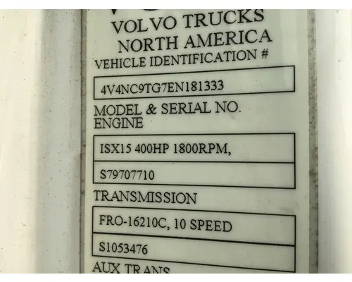 VOLVO VNL WHOLE TRUCK FOR RESALE