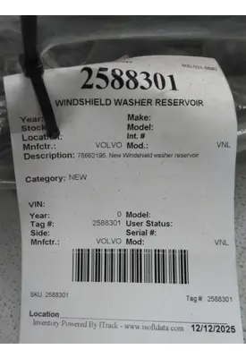VOLVO VNL WINDSHIELD WASHER RESERVOIR