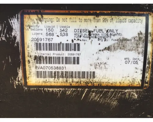 VOLVO VNM 1998-2003 FUEL TANK