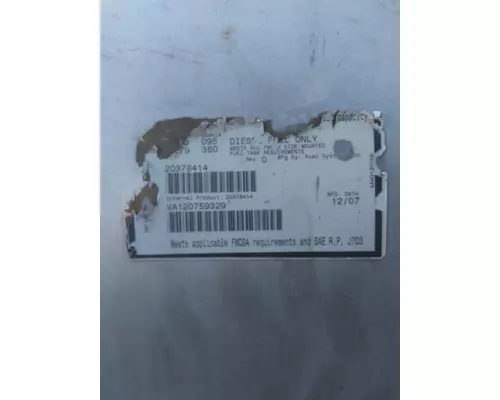 VOLVO VNM 1998-2003 FUEL TANK