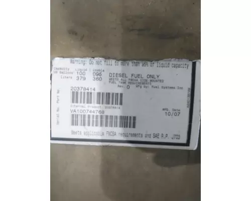 VOLVO VNM 1998-2003 FUEL TANK