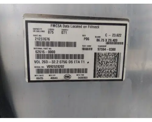 VOLVO VNM 2004-2020 FUEL TANK