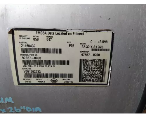 VOLVO VNM 2004-2020 FUEL TANK