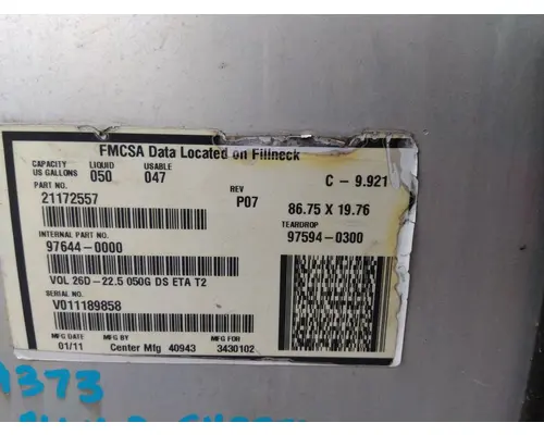 VOLVO VNM 2004-2020 FUEL TANK