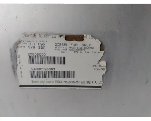 VOLVO VNM 2004-2020 FUEL TANK
