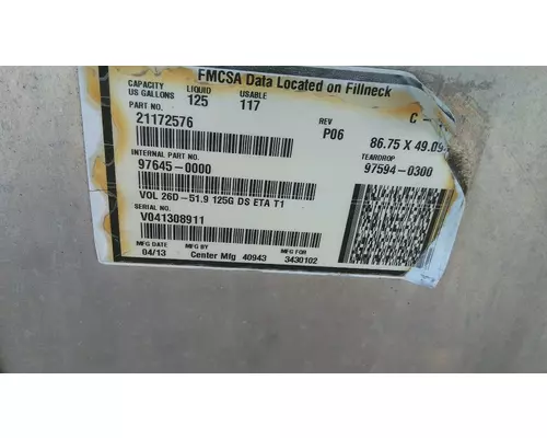 VOLVO VNM 2004-2020 FUEL TANK
