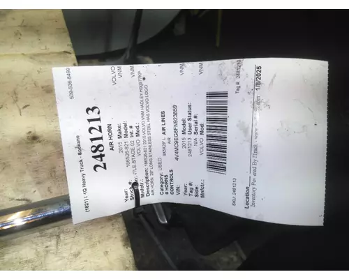 VOLVO VNM AIR HORN