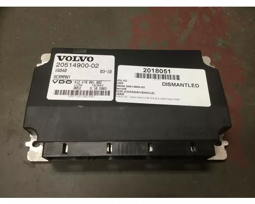 VOLVO VNM CHASSIS CONTROL MODULE (CCM)