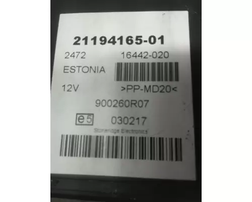 VOLVO VNM ELECTRONIC PARTS MISC