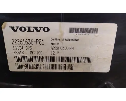VOLVO VNM GAUGE CLUSTER