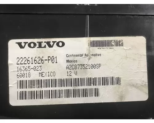 VOLVO VNM GAUGE CLUSTER