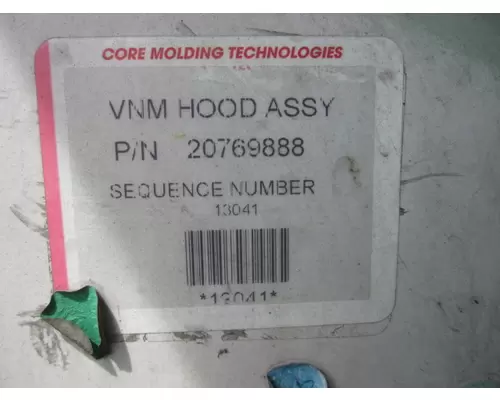 VOLVO VNM HOOD